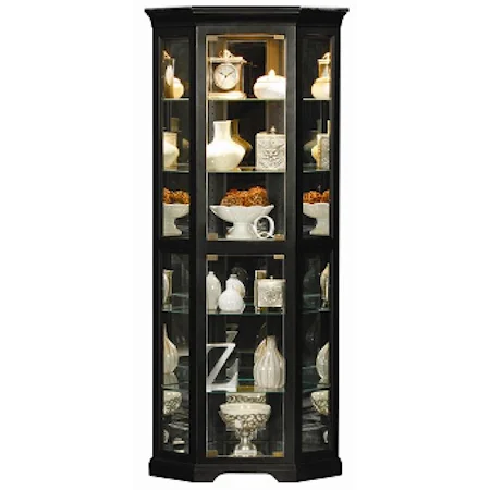 Tall Corner Curio Cabinet